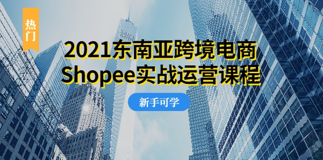 2021东南亚跨境电商Shopee实战运营课程，0基础、0经验、0投资的副业项目-创业资源库