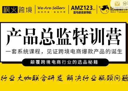 枫火跨境·产品总监特训营，行业大咖联合研发解决行业瓶颈问题-创业资源库
