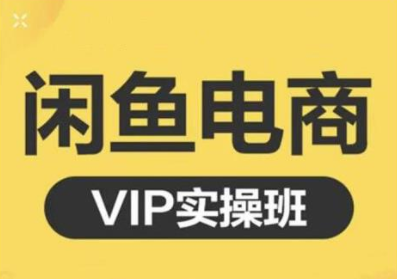 鱼客·闲鱼电商零基础入门到进阶VIP实战课程，帮助你掌握闲鱼电商所需的各项技能-创业资源库