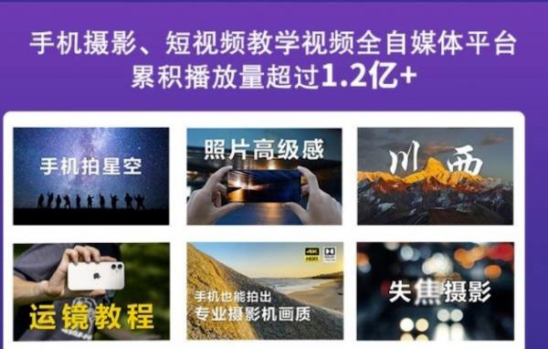 2022玩转手机影像全系课，零基础的小白也能进阶成为手机摄影专业人士-创业资源库