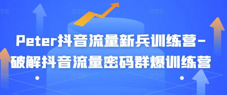 Peter抖音流量新兵训练营-破解抖音流量密码群爆训练营（新兵）-创业资源库