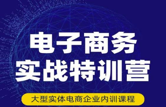 民赛电气内部出品：电子商务实战特训营，全方位带你入门电商，308种方式玩转电商-创业资源库