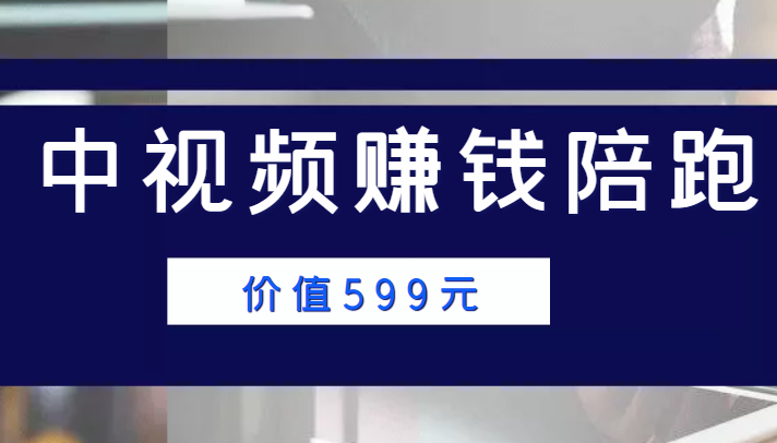 中视频赚钱陪跑，卖中视频账户赚钱收益陪跑项目（价值599元）-创业资源库