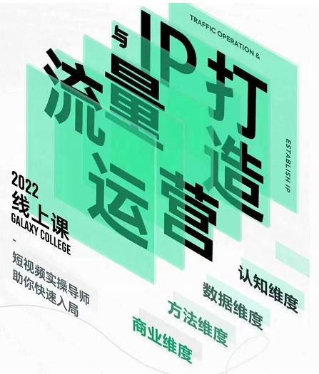 大蓝流量运营&个人ip打造课，短视频带货/爆款文案/流量运营/直播入门/镜头变现/流量商业-创业资源库