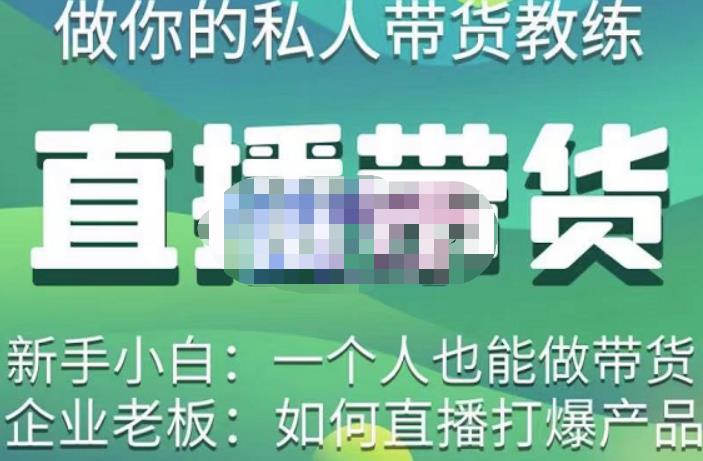 硬核传媒·直播带货（私人教练），实操实战教学，通俗易懂，学完后新手小白一个人也能做带货-创业资源库