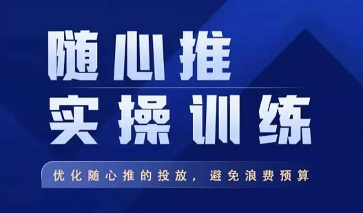 飞哥·随心推实操训练，优化随心推投放，避免浪费预算-创业资源库