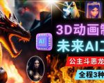 利用未来Ai工具LeiaPix，静态图转换3D动画，Lexica和Chat GPT制作精彩视频-创业资源库
