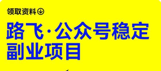 路飞·公众号稳定副业项目，你只要无脑去推广，粉丝和收入，自然就来了-创业资源库