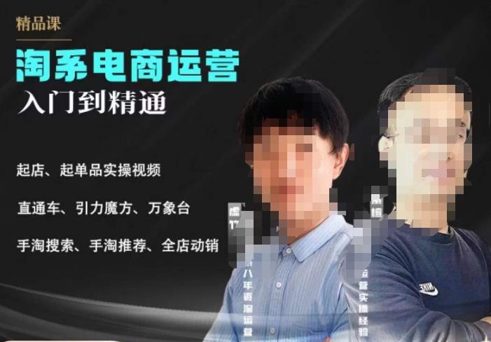 2023手淘搜索实操课+体系化课程，​起店起单品实操视频课程-创业资源库