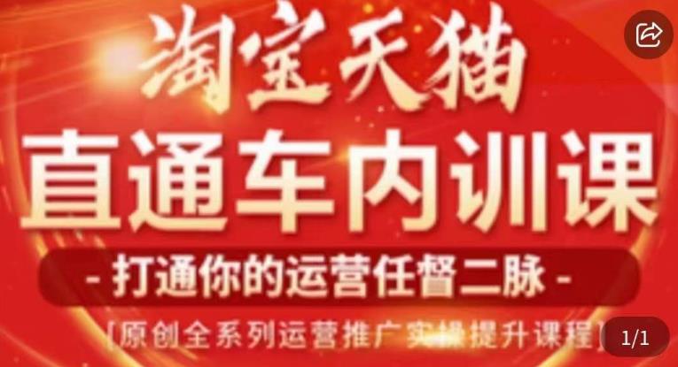 天问电商·2023淘宝天猫直通车内训课，零基础学起直通车运营实操课程-创业资源库