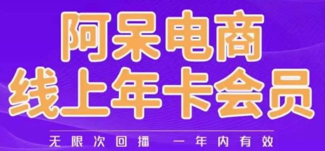 阿呆电商线上年会员，阿呆电商干货分享（更新中）-创业资源库