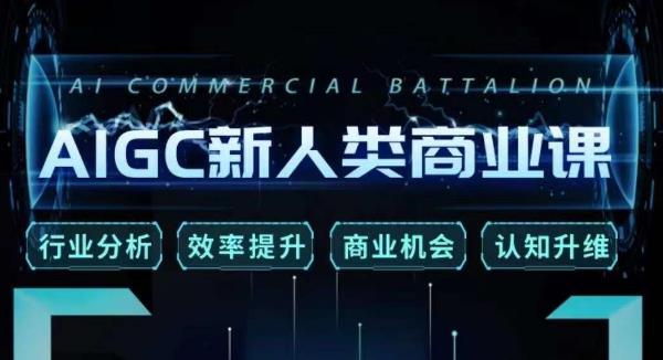 张诗童·AIGC新人类商业课，​行业分析/效率提升/商业机会/认知升维-创业资源库