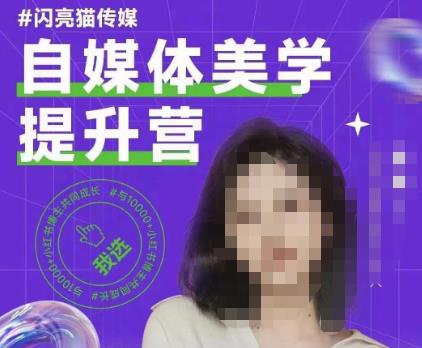 自媒体美学提升营，手把手带你提升品牌审美，做一个有调性的博主-创业资源库