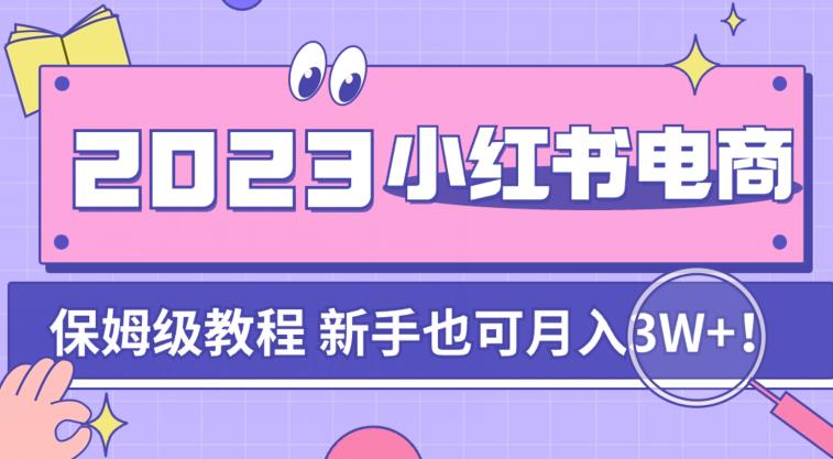 阿本小红书电商陪跑营4.0，带大家从0到1把小红书做起来-创业资源库