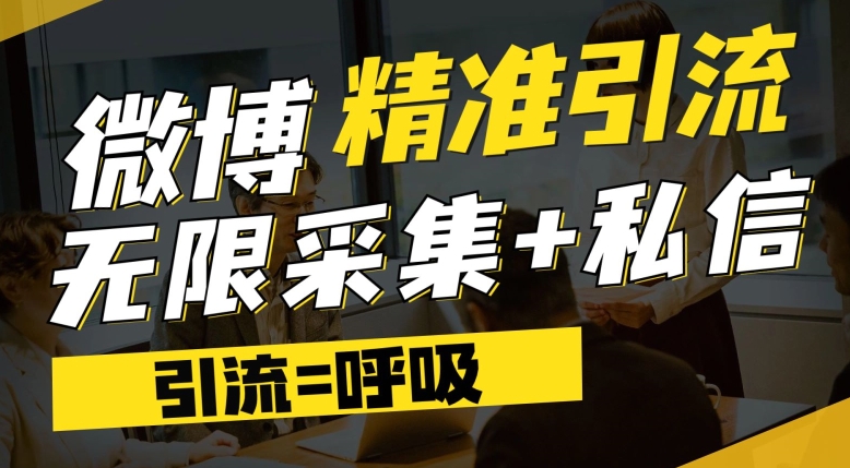 微博最新引流技术，软件提供博文评论采集+私信实现精准引流【揭秘】-创业资源库