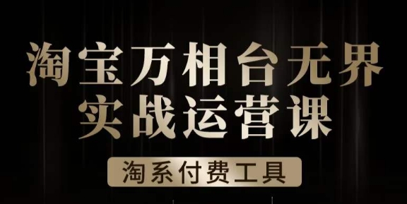 沧海·淘系万相台无界实战运营课，万相台无界实操全案例解析-创业资源库