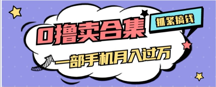 0撸项目月入过万，售卖全套ai工具合集，一单29.9元，一部手机即可【揭秘】-创业资源库