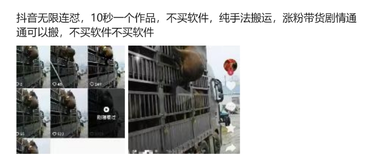 抖音无限连怼，10秒一个作品不买软件，纯手法搬运，涨粉带货剧情通通可以搬-创业资源库