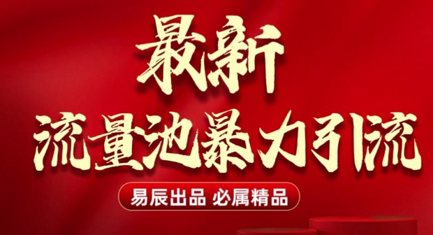 最新“流量池”无门槛暴力引流(全网首发)日引500+-创业资源库