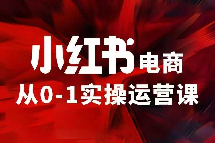 小红书电商运营，97节小红书vip内部课，带你实现小红书赚钱-创业资源库