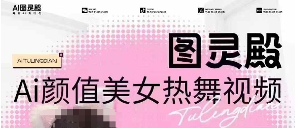 全网首发，原价988图灵殿AI颜值美女热舞视频，云端生图，轻松过原创-创业资源库