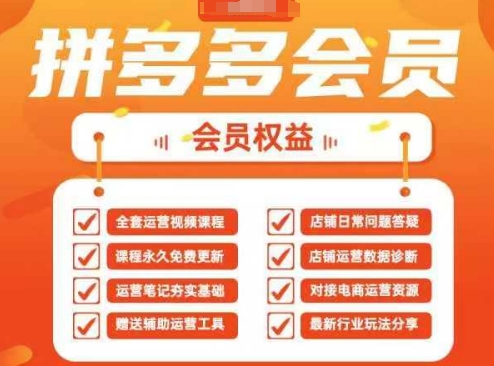 2025拼多多运营实战课，40节全流程教学，覆盖拼多多运营全链路-创业资源库