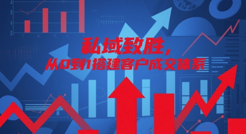 私域致胜，从0到1搭建客户成交体系-创业资源库