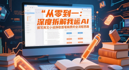 从零到一：深度拆解我运用AI撰写爽文小说挣取首笔稿费的全流程思路-创业资源库
