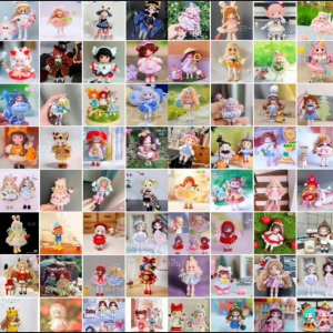 精品隐藏800+款精品微钩隐藏人偶图解全店图解部分带视频打包价-谦言资源库