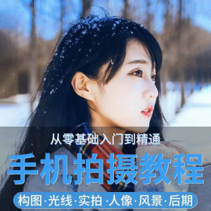 手机摄影教程snapseed人像后期修图拍摄拍照课程从入门到精通-谦言资源库