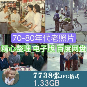 中国70-80年代城市生活老照片人文纪实摄影作品集JPG图片电子版-谦言资源库